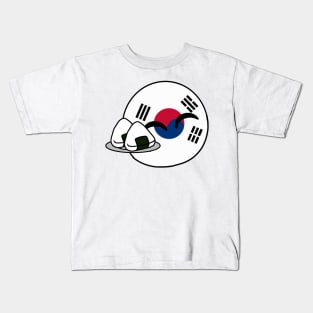 south koreaball and food Kids T-Shirt